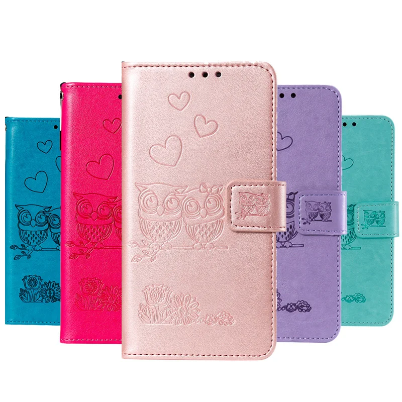 Новый чехол-кошелек с откидной крышкой и совой для Huawei p30 P10 P20 Lite 2019 чехол P30 Pro