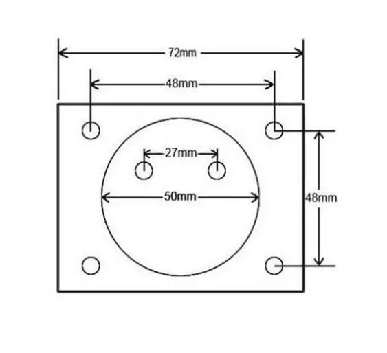 

DH-670 DC 0-200A Analog Amp Panel ammeter pointer type current meter panel