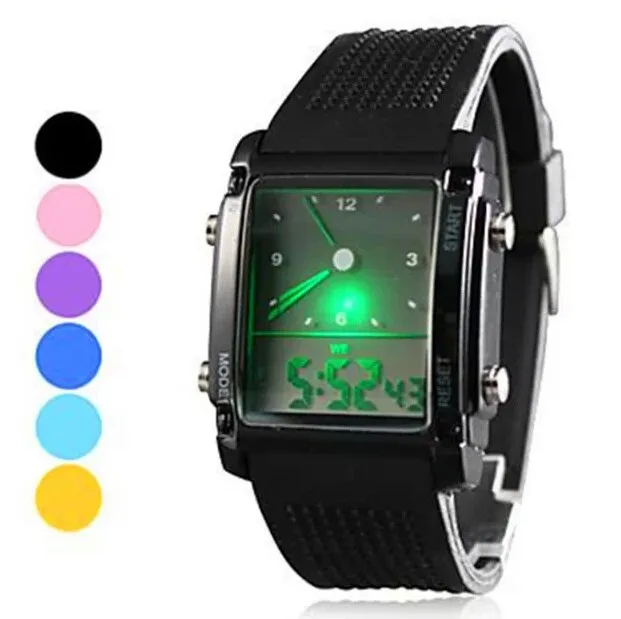 Модные Цифровые кварцевые часы электронные 2015 новые военные СВЕТОДИОДНЫЕ