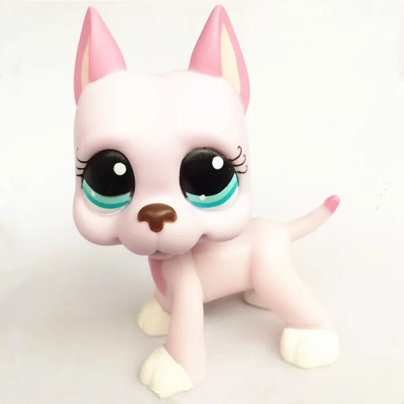 Ne'w LPS Pet Shop игрушечные лошадки классические старые животные большой Dane глаз