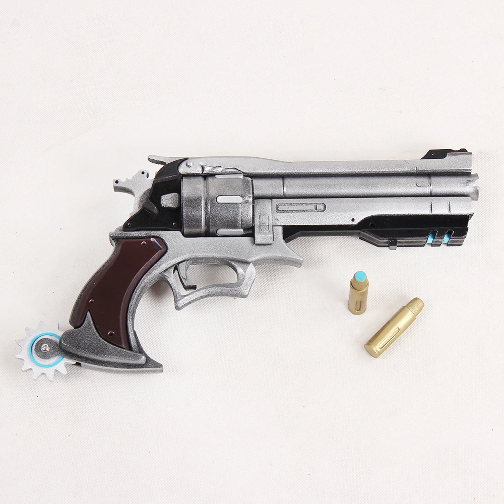 Более W деликатный револьвер и пули Jesse McCree пистолет для косплея костюм на