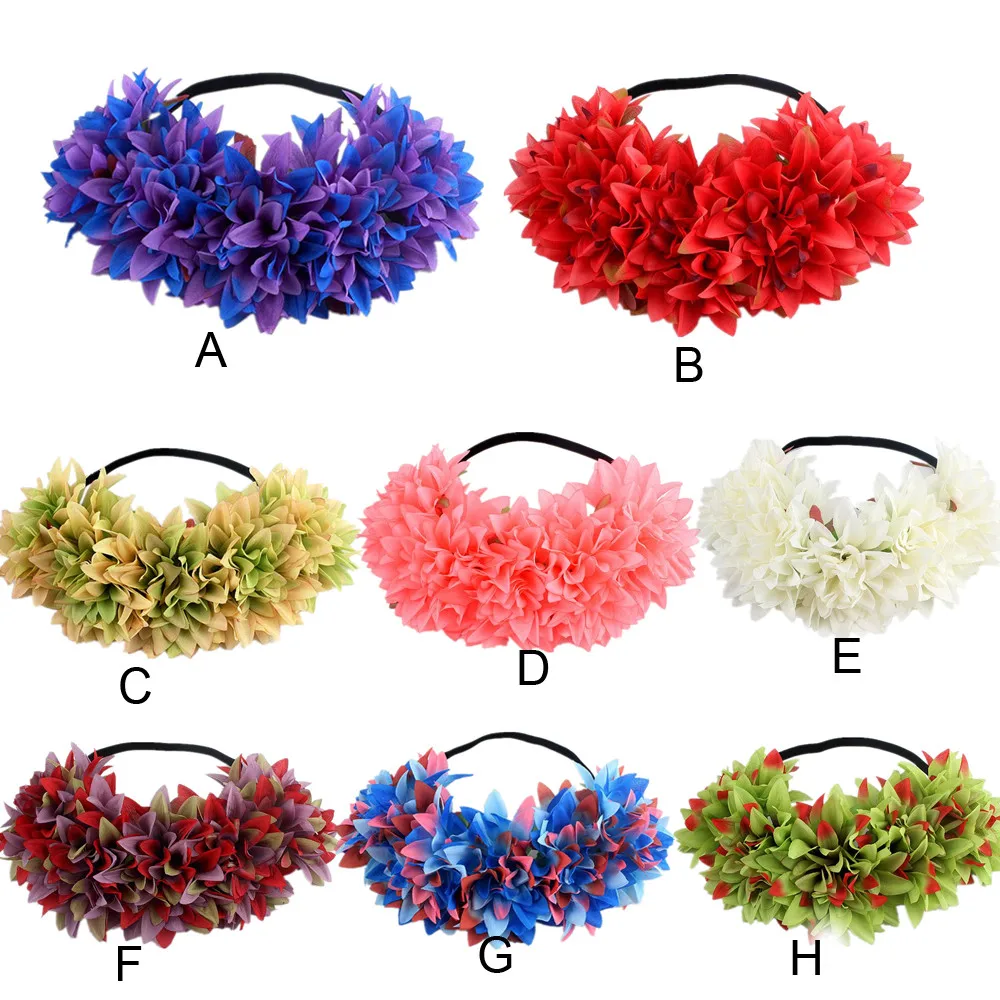 Повязка на голову для детей повязка с цветком хэллуин головная Рог яка волосы