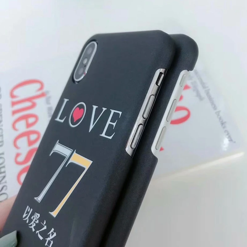 Чехол для iPhone 8 Plus влюбленные пары 7 тонкий чехол телефона Funda iPhone8 X 10 6 6S Жесткий