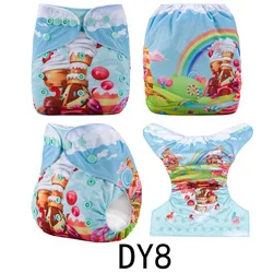 DY8 {AnAnBaby} горячая распродажа Новые тканевые подгузники многоразовые моющиеся тканевые подгузники - Цвет: DY8
