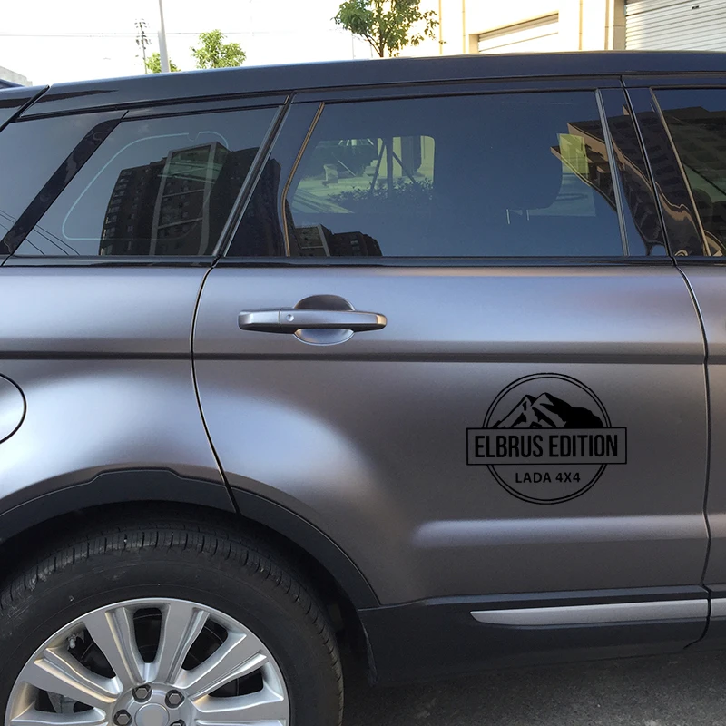 18 5*15 см забавные автомобильные наклейки elbrus edition Лада Нива 4x4 Автомобильный