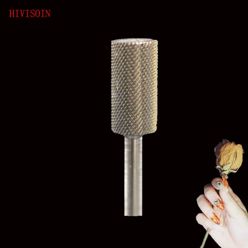 HIVISOIN-1pcs-Карбидное сверло для ногтей-небольшое в виде бочонка-XF-60010160 | Красота и