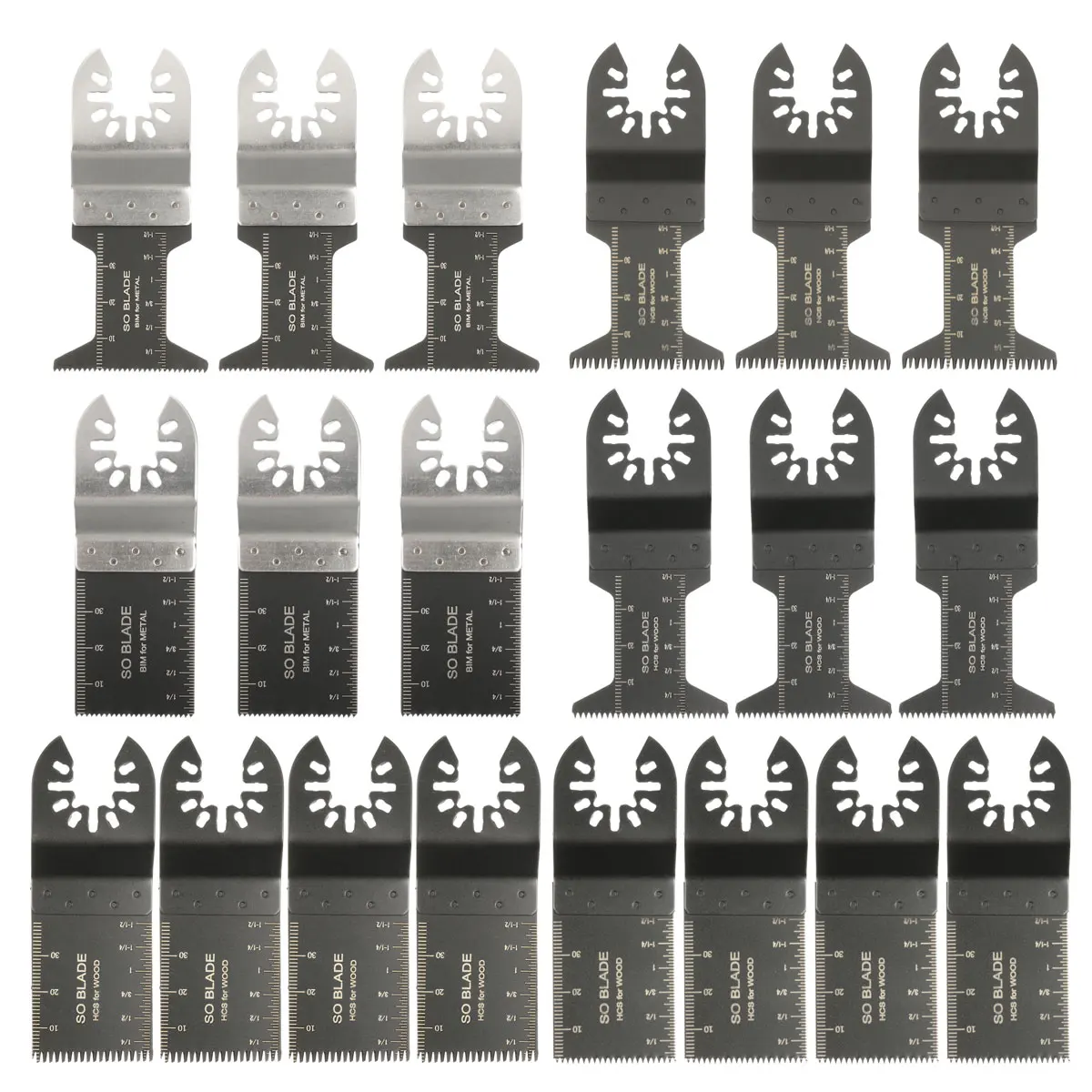 

20Pcs Multi Tool HCS Saw Blade Tool set For Dremel Accessories Tool Multitool Blades For Renovator