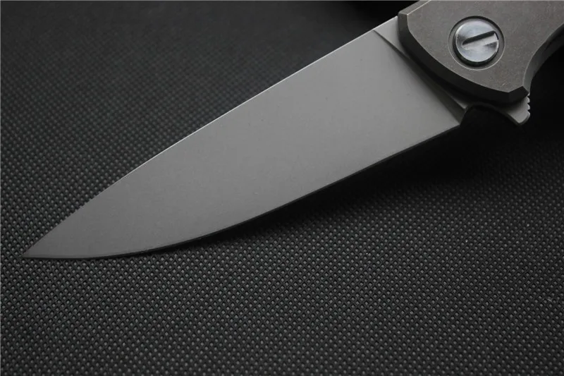 Складной нож Green thorn F95 Flipper титановый Карманный резец с плоской ручкой лезвие D2 TC4