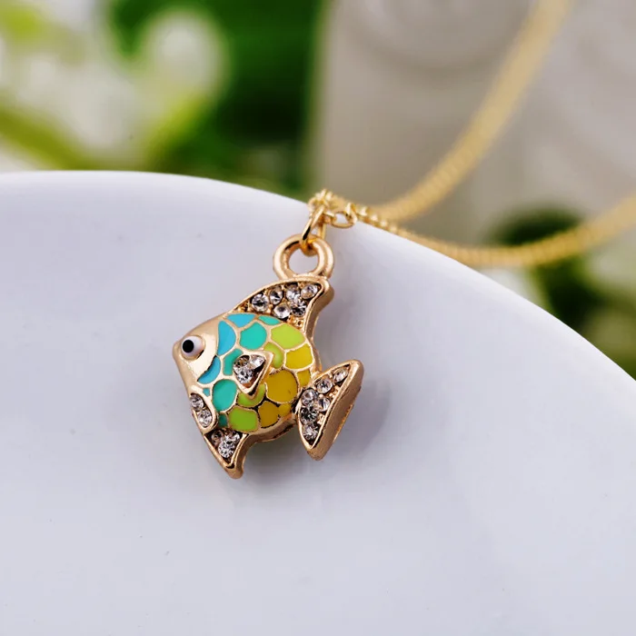 qdsj- Qingdao Korean version of the popular new drip jewelry necklace female fish | Украшения и аксессуары