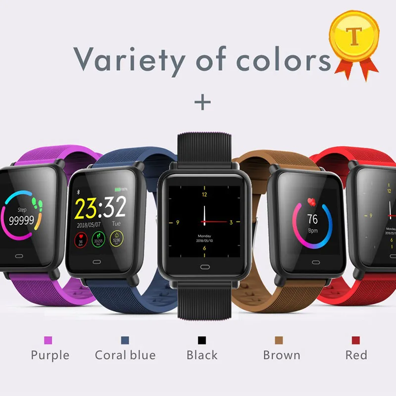 

New Sports Smart Bracelet Men Women Blood Pressure Monitoring Fitness Tracker IP67 waterproof Smartband For Android IOS phones