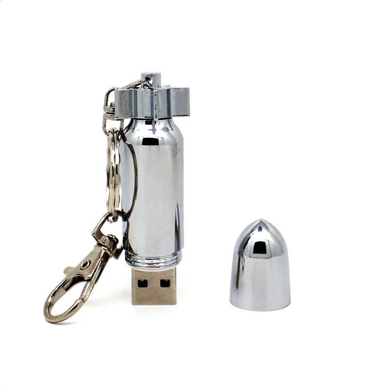 Металлический брелок мини-ракета/бомба 64 ГБ USB флэш-накопитель U-диск карта памяти