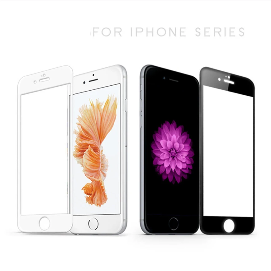 Закаленное стекло 9H 0 3 мм для iPhone 6 6S 7 8 Plus X XS Max Защитная пленка экрана 5 se XR 11 Pro