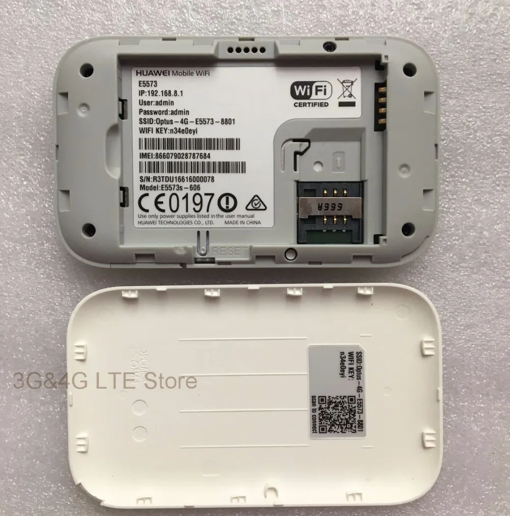 Оригинальный разблокированный Huawei E5573 E5573s 606 150 Мбит/с 4G Lte Wifi роутер карманный