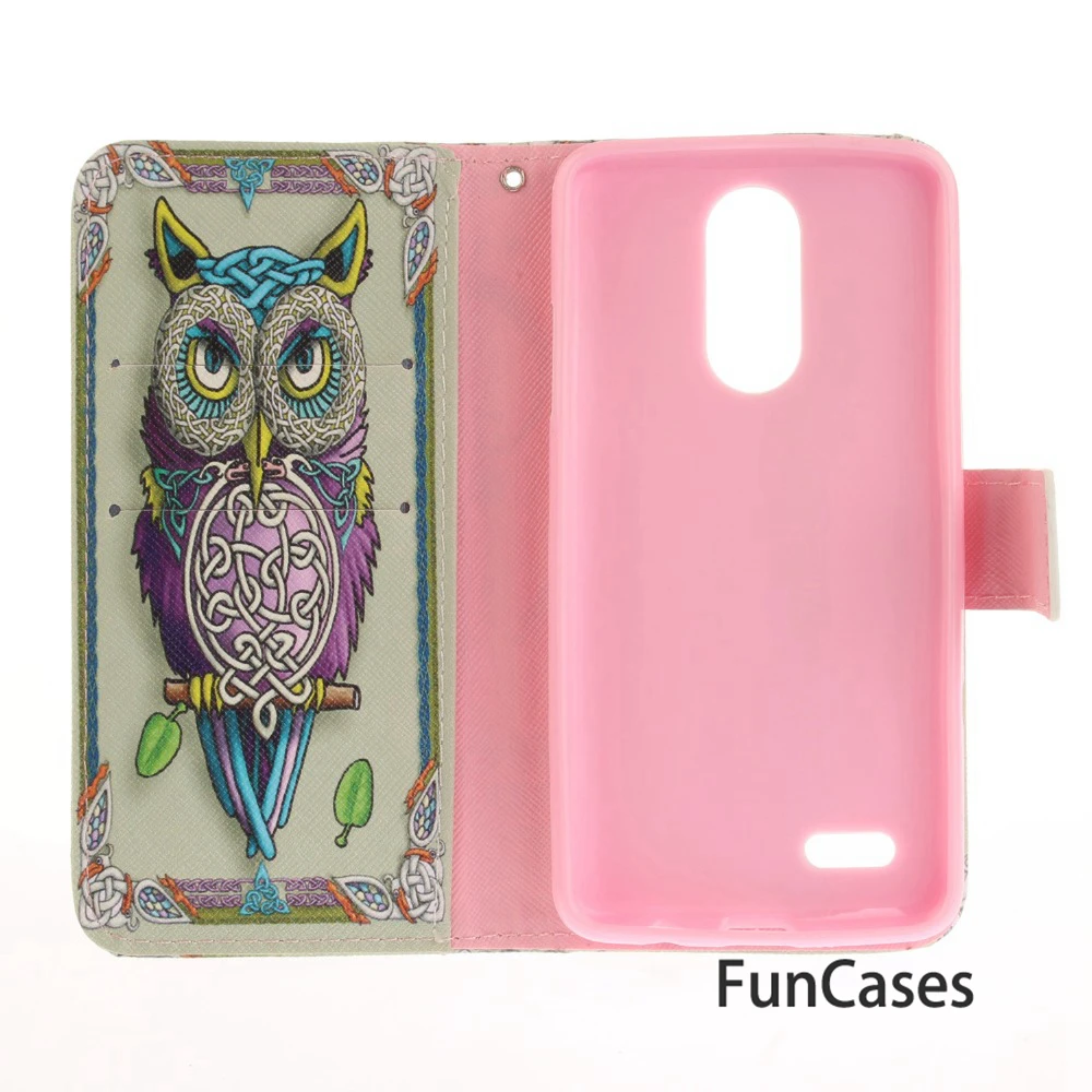 Флип чехол для fundas LG K8 2017 5 дюймов + держатель карт espelhada carcasa cas coque fourre|Бамперы| |
