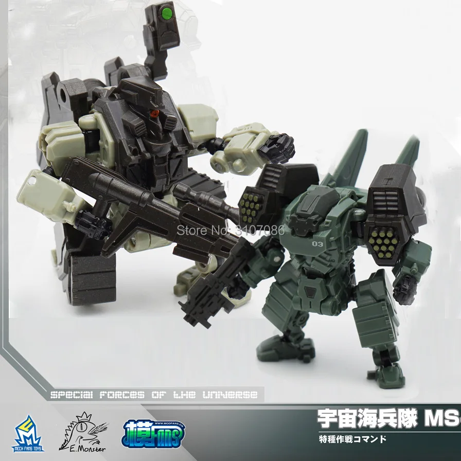 MFT трансформация MS04 MS-04 Тигр море Soliders& MS06 MS-06 Снайпер Powered-suit Diaclone фигурка Робот Игрушки