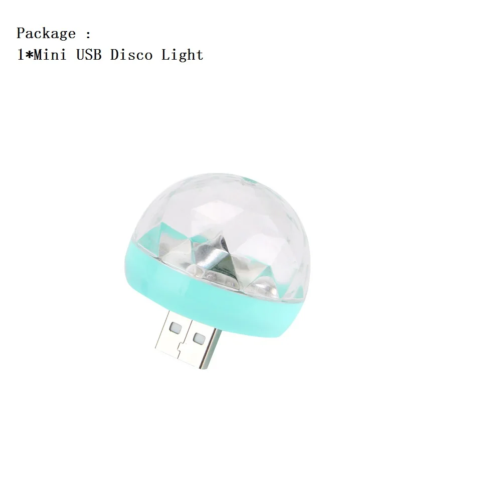 USB Stage Light Sanyi Mini USB светодиодный светильник диско Кристалл Портативный сценический светильник для рождества вечерние красочное освещение сцены DJ лазерный проектор Эффект - Цвет: USB Stage Light