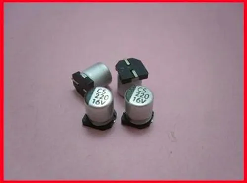 Бесплатная доставка! 10 шт. SMD алюминиевые электролитические конденсаторы 16V 220 мкФ