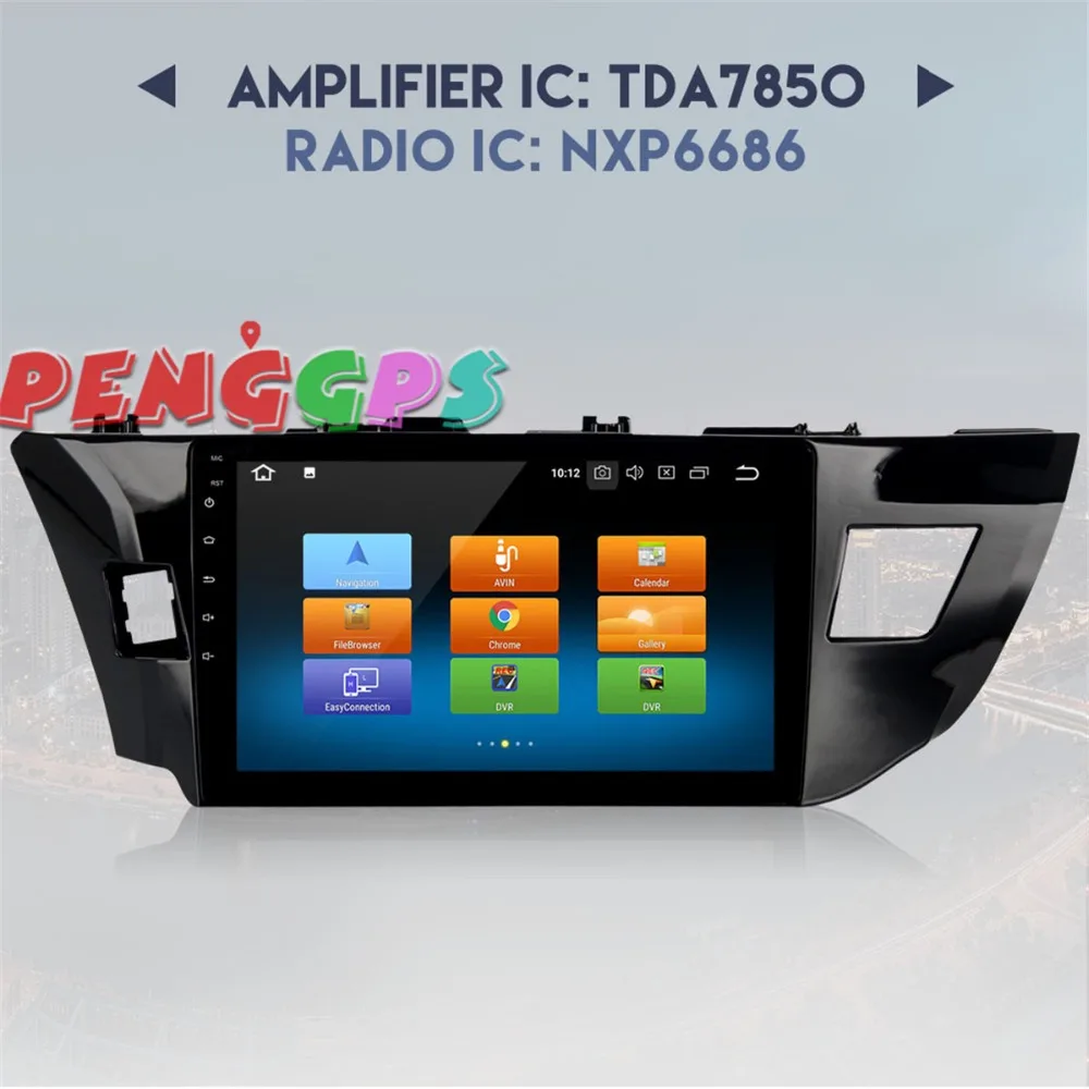 Android 8.0 7.1 Car Radio Stereo Headunit GPS Navivation for Toyota Corolla 2014 2015 2016 no DVD Player Multimedia Audio | Автомобили и