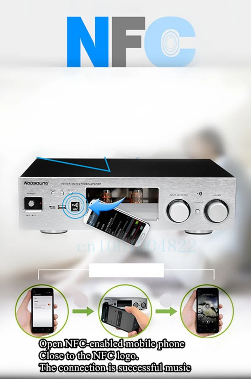 Nobsound PM5 Hi Fi 2 1 усилитель вакуумной трубки Bluetooth домашний аудио только USB/FLAC/APE 120 Вт +