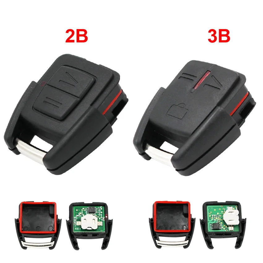 2/3 Button New Replacement Alarm Remote Control Car Key Fob 433.92MHz for Vauxhall Opel Astra Vectra Zafira Frontera Omega | Автомобили и