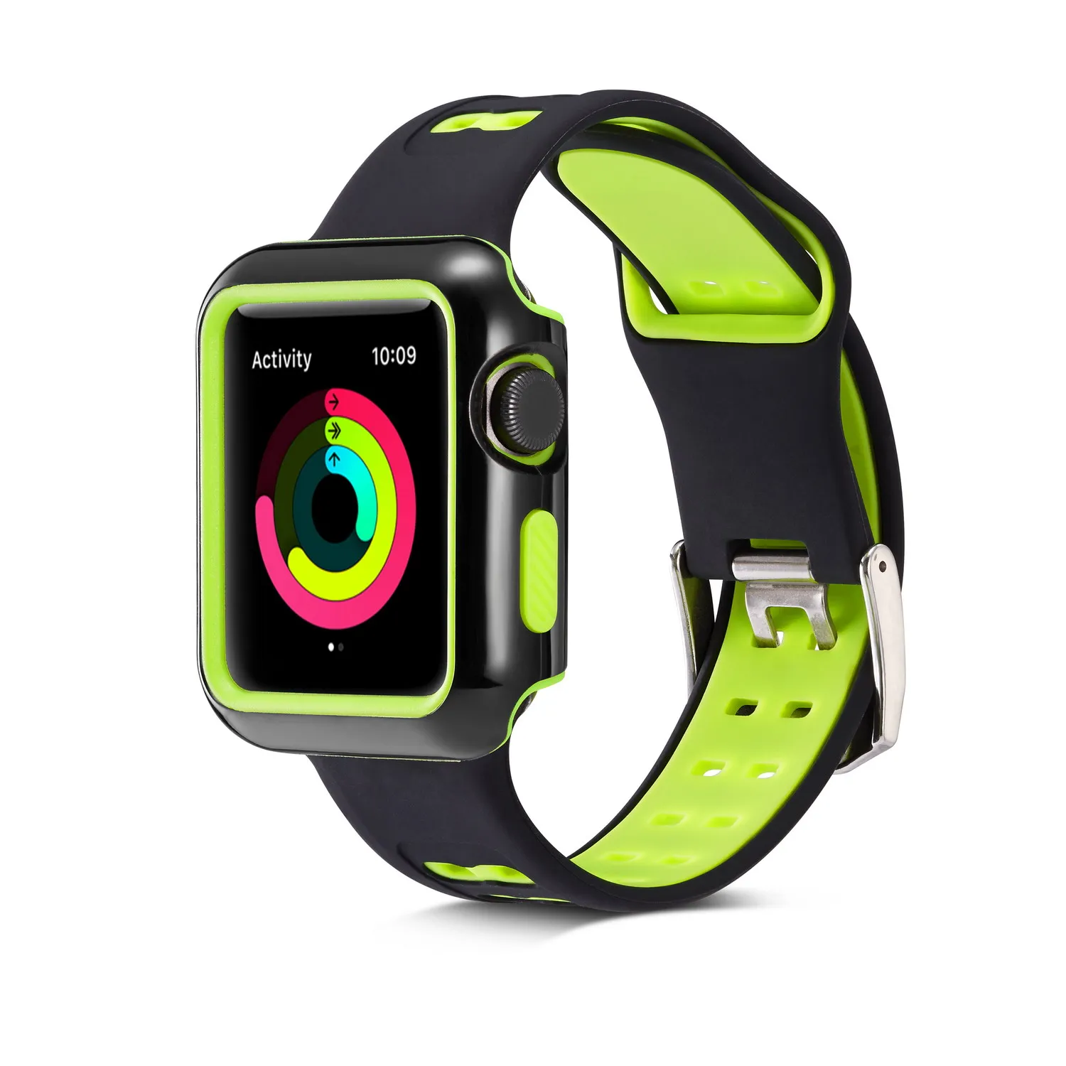 Ремешок силиконовый спортивный для Apple Watch Band Series 1/2/3 2 цвета|Ремешки часов| |