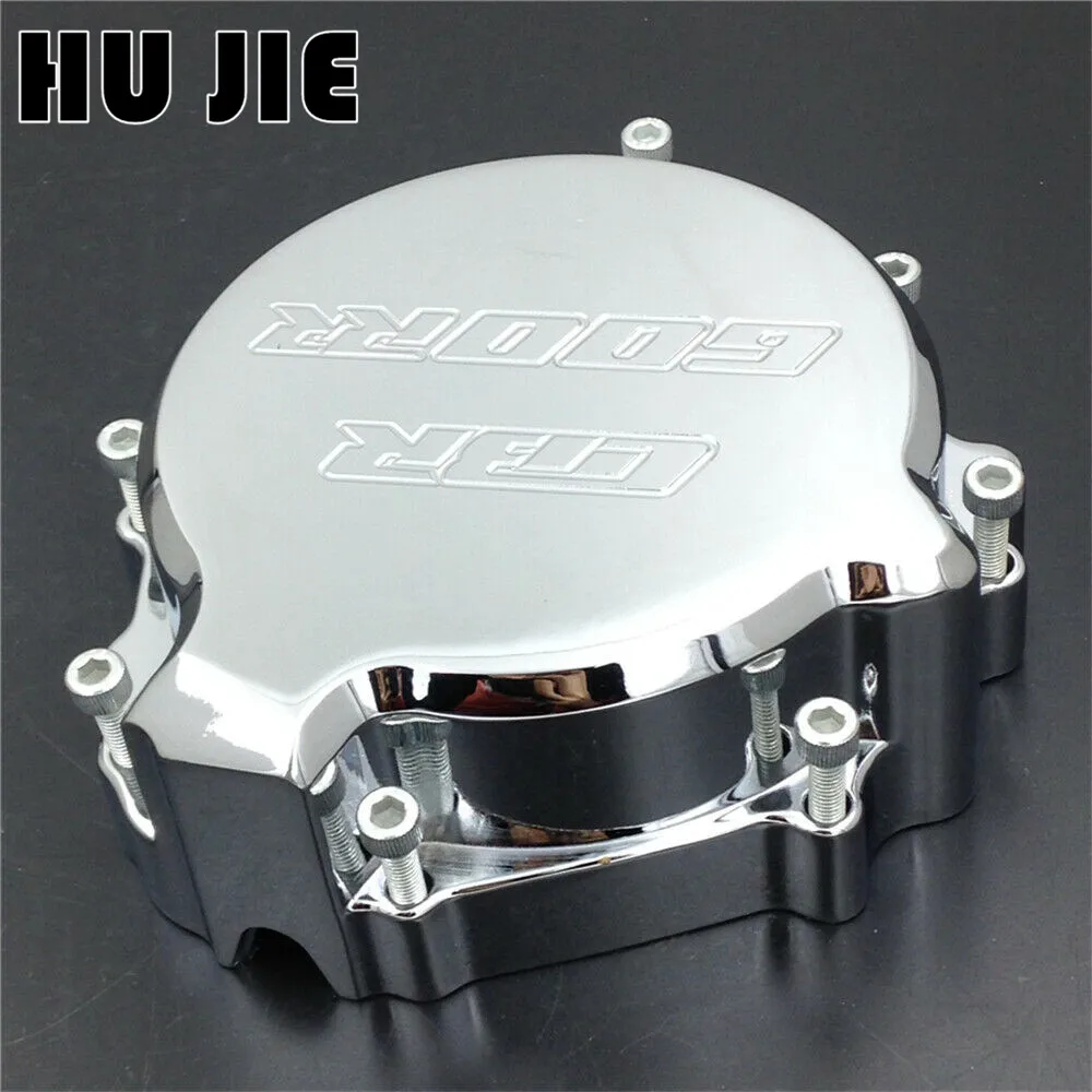 Для Honda CBR600RR CBR 600RR 2003 2004 2005 2006 мотоцикл черный двигатель статор Крышка хром Левая