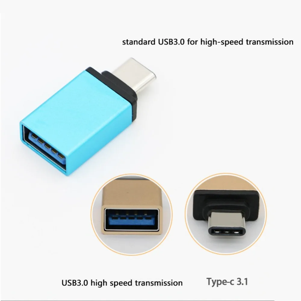 New USB Male to Type C 3.0 OTG Female Data Adapter for Oneplus 2 LG Nexus 5X HUAWEI 6P MacBook High speed|otg usb adapter|male malemale male |