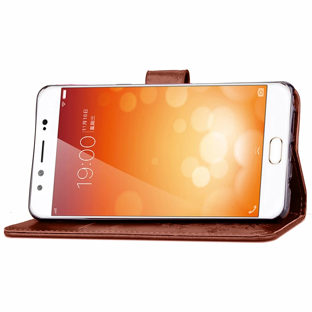 Fcqoue Lucky grass Wallet Stand Flip Leather Phone Cases For VIVO X9 X9Plus mobile phone case coque capa bag wallet flip cover | Мобильные