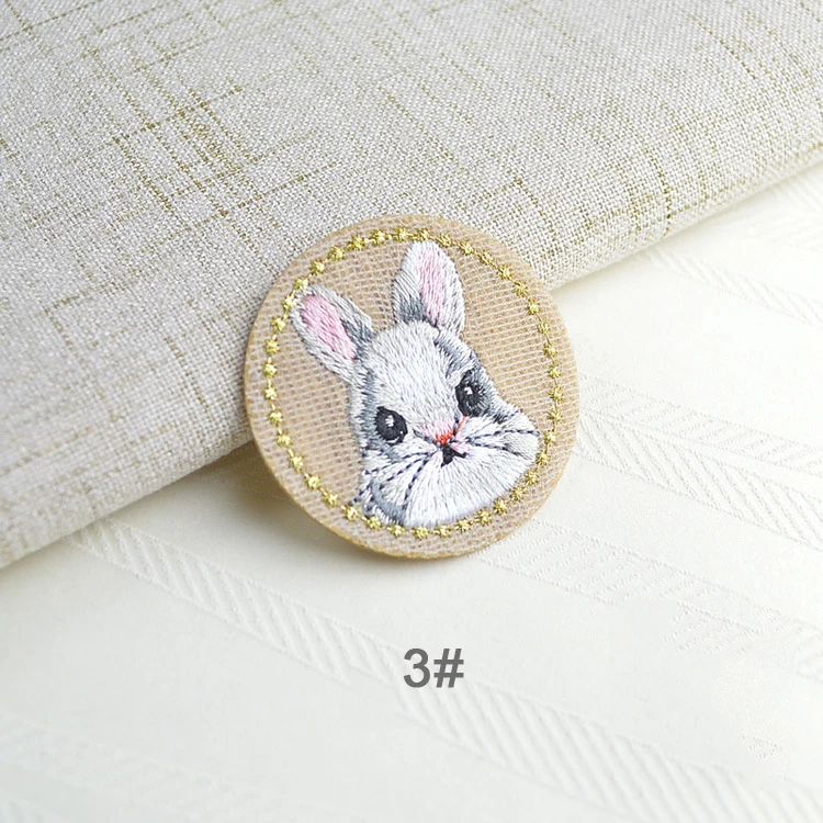 Изящные модные нашивки с изображением панды кота кролика для одежды аппликации