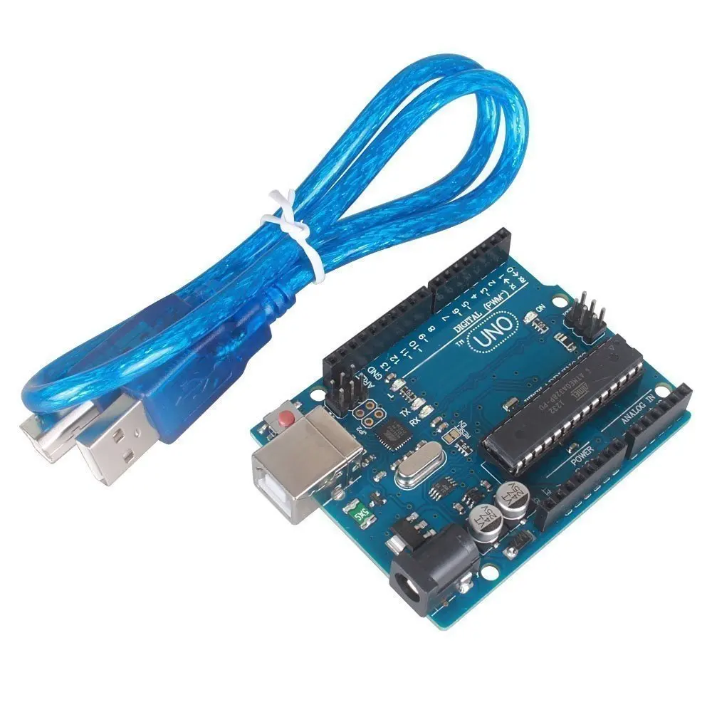 10 комплектов UNO R3 для Arduino(без логотипа) MEGA328P ATMEGA16U2 10 комплектов = 10 шт. плата+ 10 шт. usb кабель