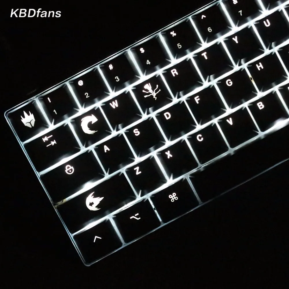 Blacklit kecap oem профиль для механической клавиатуры diy r4 esc 2 25 левый сдвиг|Клавиатуры| |