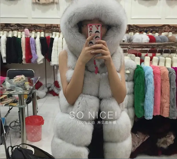 Новинка 2016 зимний модный Теплый Женский жилет из искусственного меха без рукавов