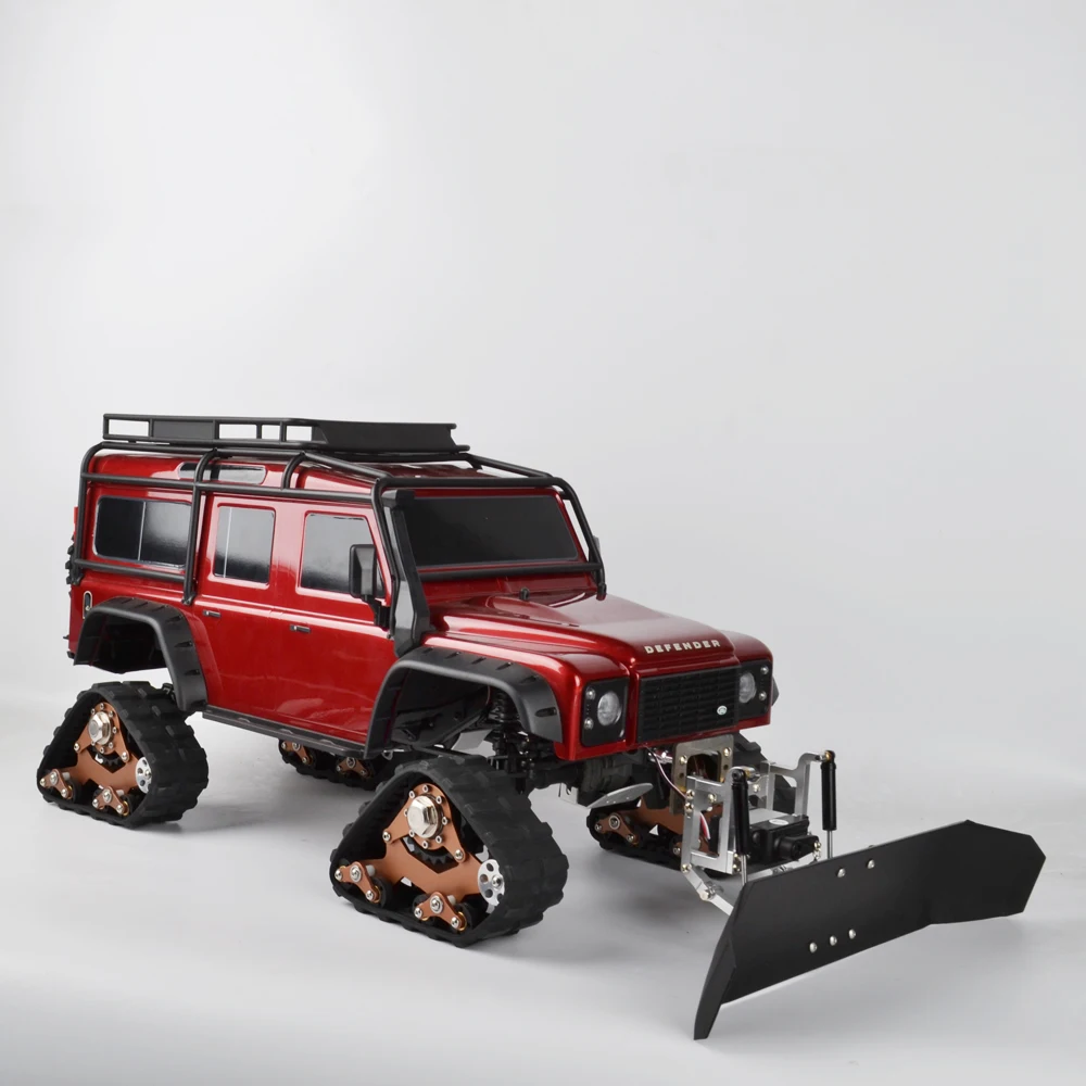 Металлическая гусеничная лопата для снега сервопривод подметания Traxxas TRX4 D90 D110