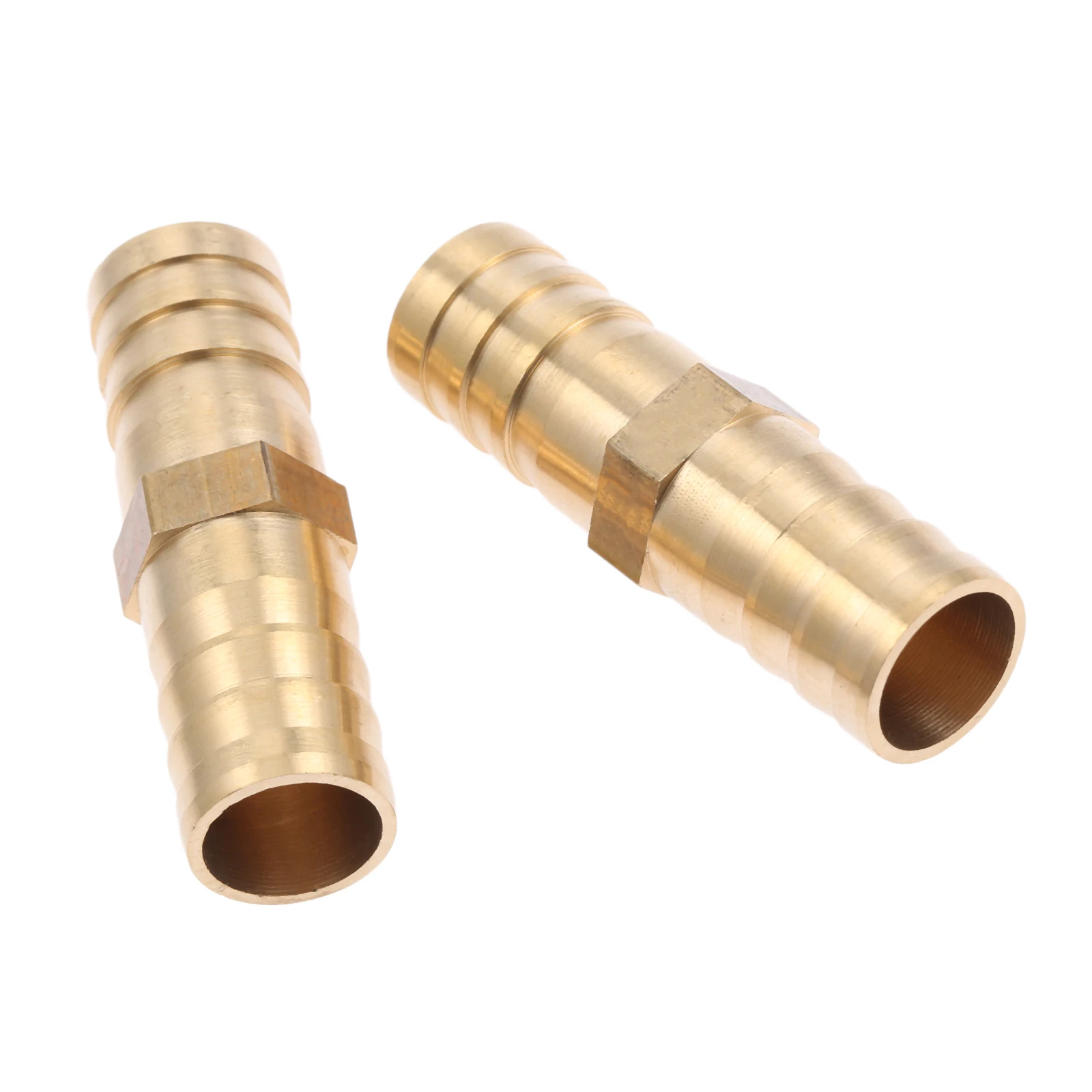 2Pcs 6-19mm Brass Equal Barbed Straight Hose Joiner Connector Air Fuel Water Pipe Gas Tubing Pneumatic Reducing Fittings | Обустройство