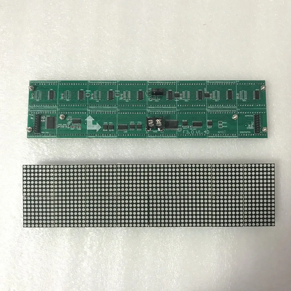 76x304 мм трехцветный точечная Матрица led модуль P4.75|Светодиодные дисплеи| |