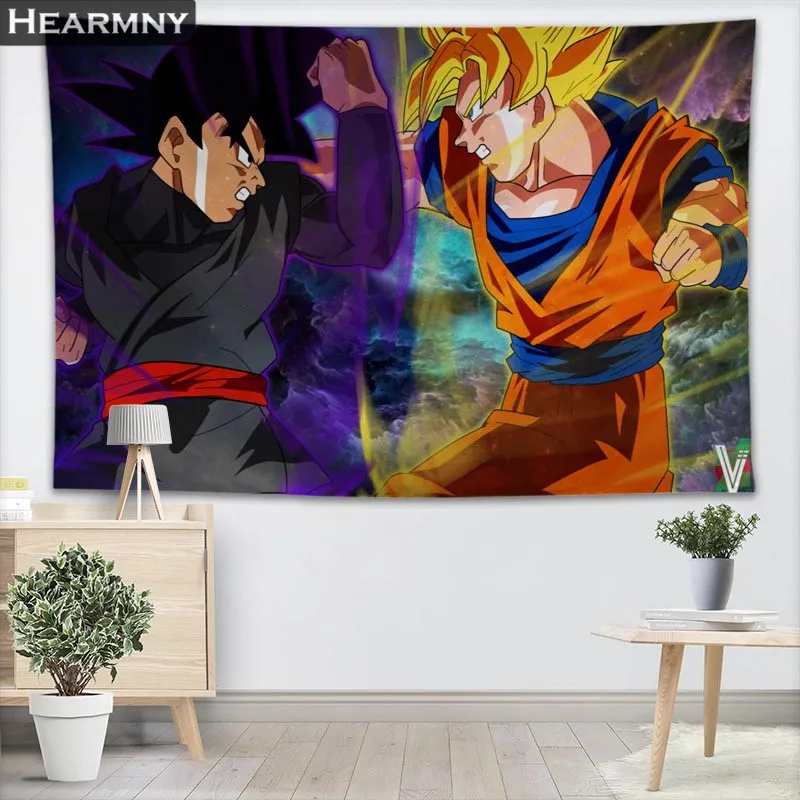 HEARMNY гобелены Dragon Ball Гобелены стене висит шоу кусок для Домашний Декор стены ковры пляжные пледы одеяло йога коврики - Цвет: 4