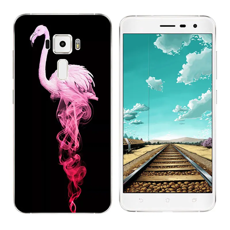 for Asus Zenfone 3 Case ZE552KL Soft Silicone TPU Expression Printing Phone 5.5&quot Coque Capa |