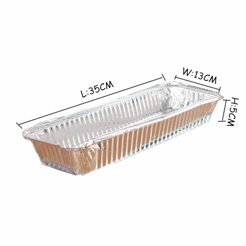 Быстрое питание из фольги одноразовая антимасляная духовка коробка макароны