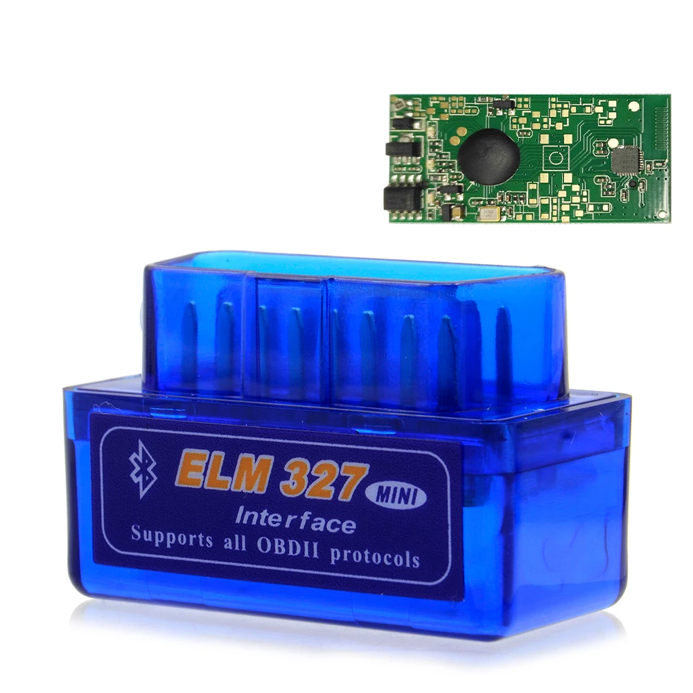 Мини ELM327 Bluetooth интерфейс V2.1 OBD2 автоматический диагностический инструмент работает на Android Torque/PC v 2,1 адаптер BT