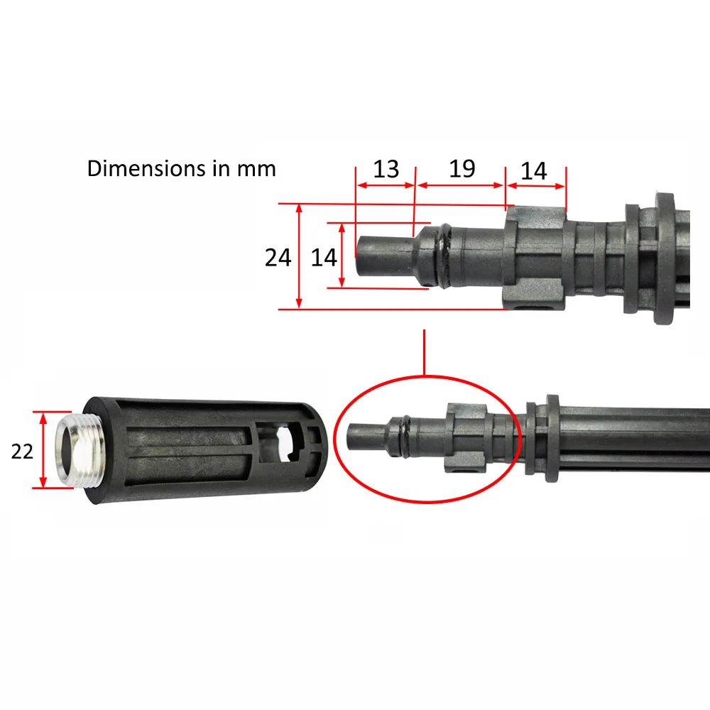 Адаптер для замены Lavor B& Stratton Sterwins Чемпион Vax Craftsman штыковый фитинг к M22 папа для мойки высокого давления