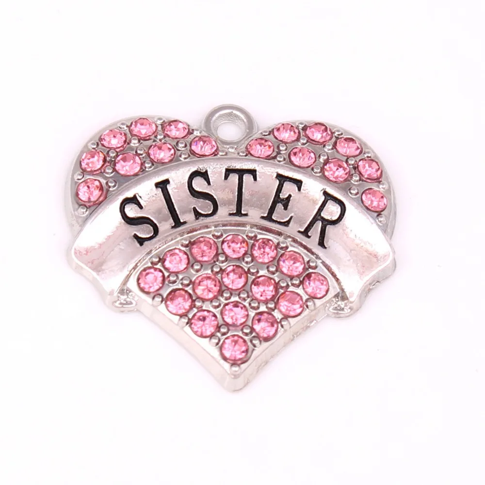 Женское ожерелье кулон отличный подарок красивые кристаллы в форме сердца