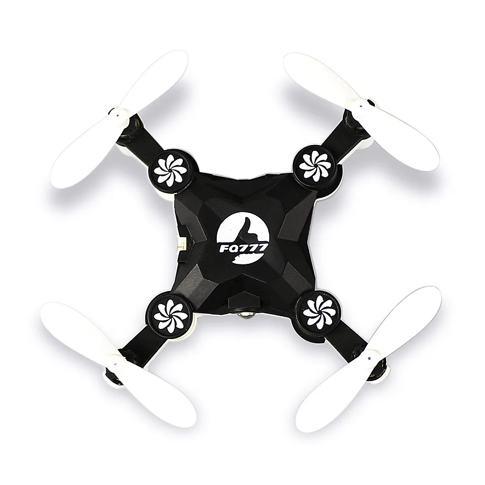 FQ777 RC Drone Dron Mini Pocket Quadcopter 2.4G 4CH 6-axis Gyro Headless Mode Flying Helicopter 3D Unlimited Flip RTF Drones | Игрушки и