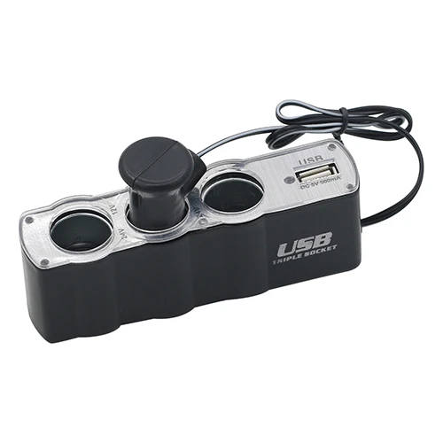 High Reputation Car Cigarette Lighter Multi Socket Splitter 3 Way USB Charger Adapter DC 12V 6YXC | Автомобили и мотоциклы
