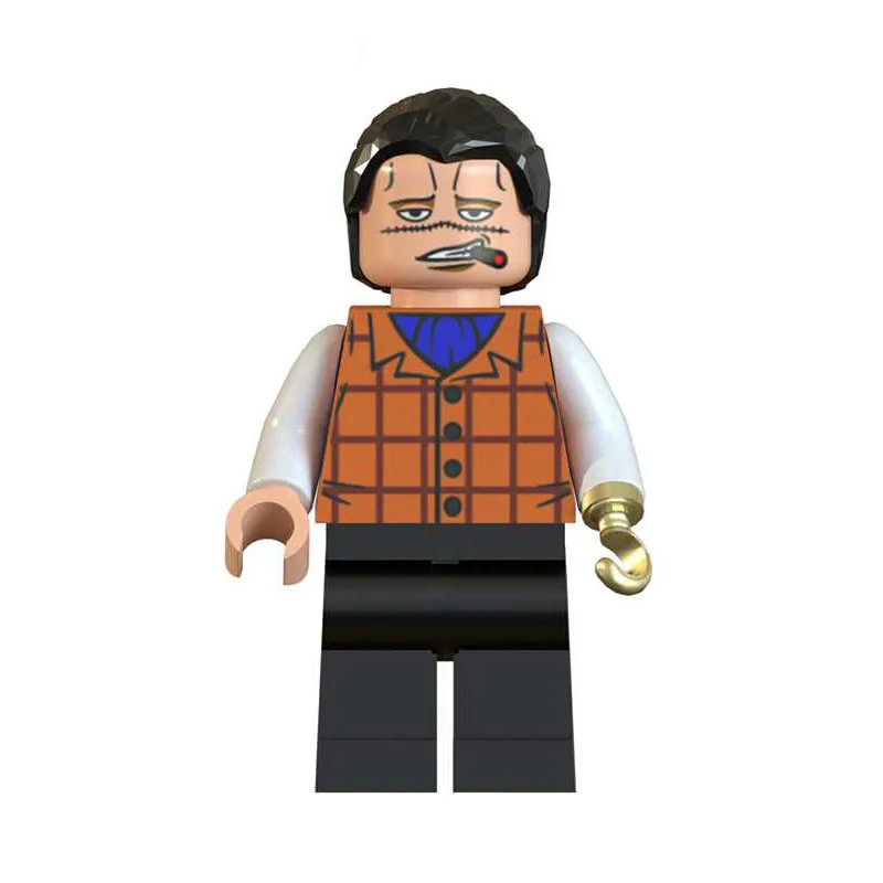 Японское аниме One Piece Luffy Sanji Nami Roronoa Zoro Robin Brook Edward Caeser игрушка фигурка строительный