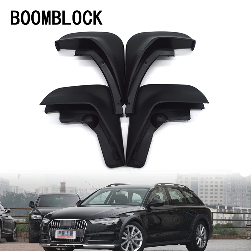BOOMBLOCK 1 комплект автомобильные передние и задние брызговики для Audi A6 C6 2006 2007 2008 2009