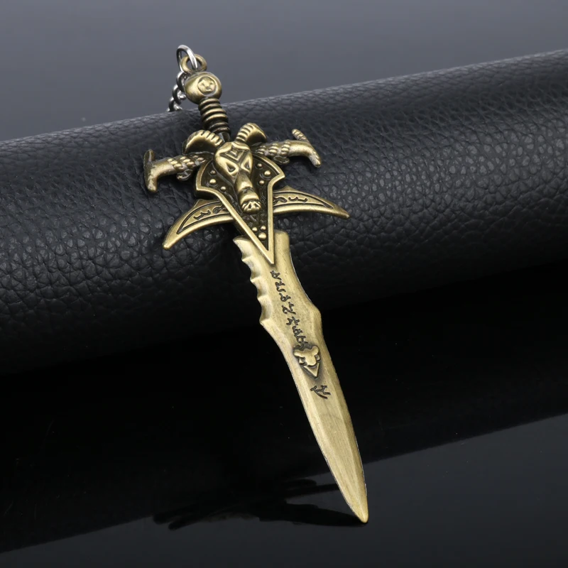 Dongsheng WOW игра World of WarCrafts брелок для ключей король-Лих Frostmourne меч оружие кинжал металлические фигурки брелок для ключей-50