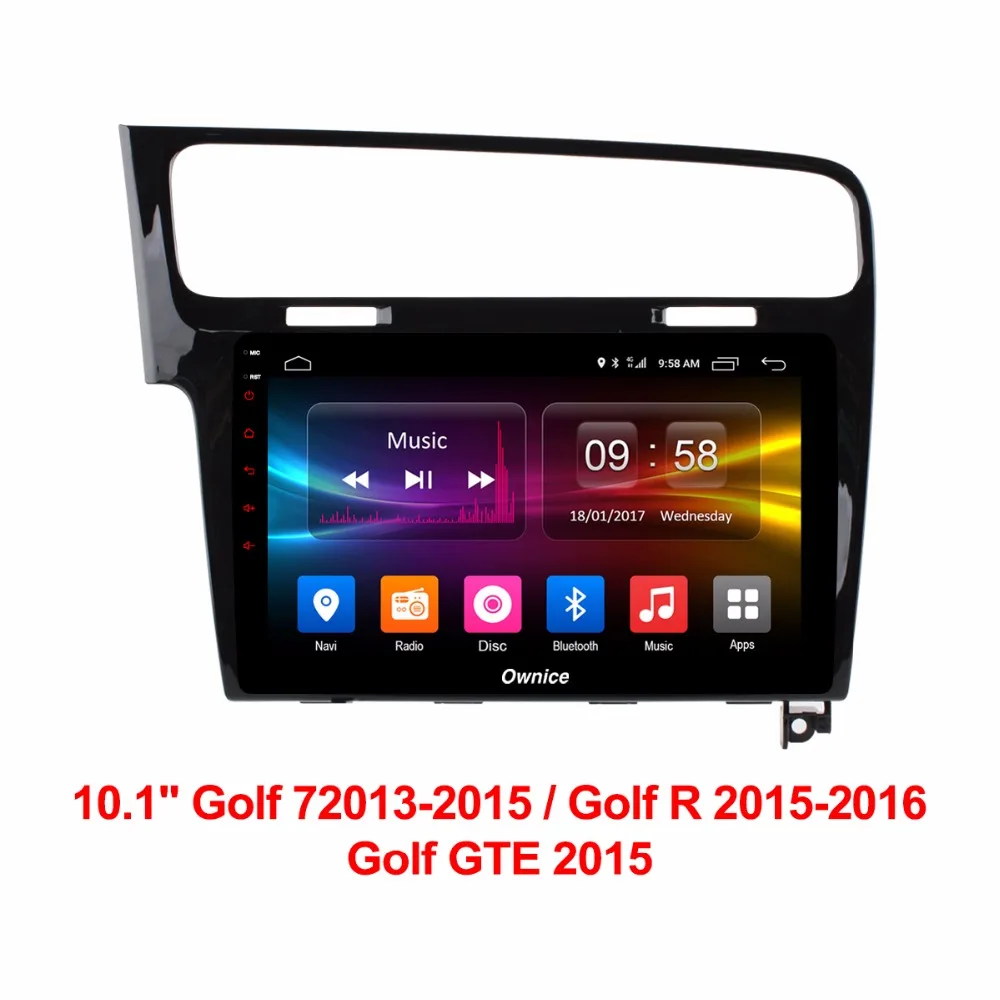 Android 6 0 Octa Core 2GB RAM + 32GB ROM автомобильный DVD плеер для Volkswagen VW Golf 7 2013 2015 gps навигация