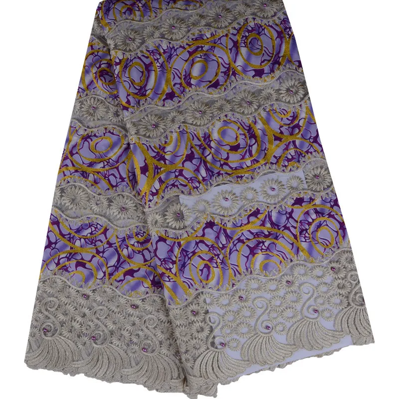 Вощёная кружевная ткань 846|net lace fabric|african waxfabric fabric |