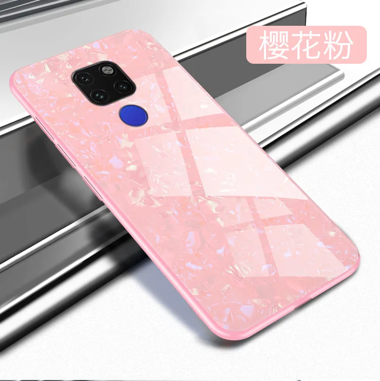 Huawei Mate 20 Pro Cover Case Luxury Bling Shell Soft Edge Tempered Glass | Мобильные телефоны и аксессуары