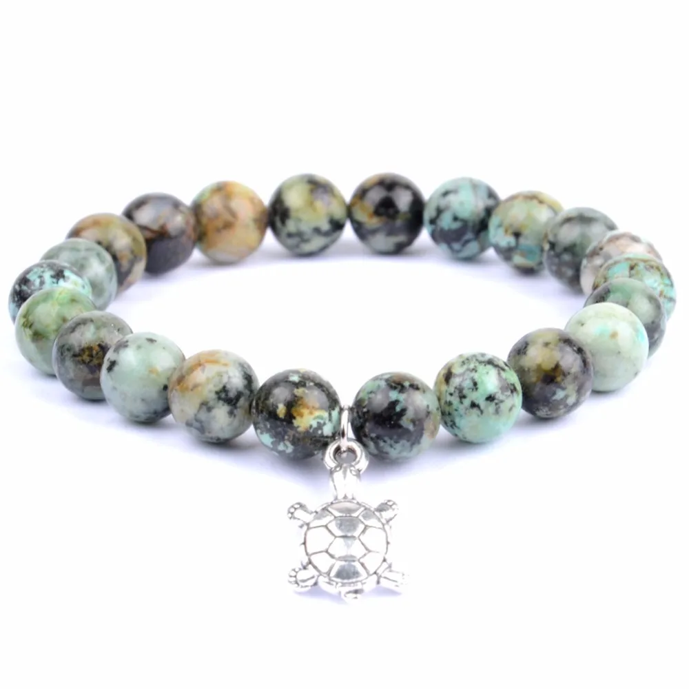 Браслет манжета с бусинами из натурального камня|Браслеты шармами| |